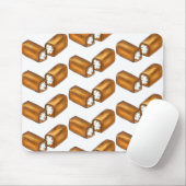 Creme gefüllt Snack Cake Junk Food Feinschmecker Mousepad (Mit Mouse)
