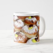 Creme gefüllt Sufganiyot Jumbo-Tasse (Vorderseite Rechts)