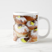 Creme gefüllt Sufganiyot Jumbo-Tasse (Rechts)