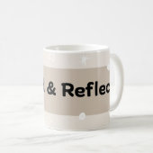 Creme-gelbe Umschlag-Tasse Kaffeetasse (VorderseiteRechts)