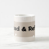Creme-gelbe Umschlag-Tasse Kaffeetasse (Mittel)