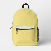 Creme-gelber Rucksack (Vorderseite)