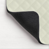Creme gestepptes Leder Mousepad (Ecke)