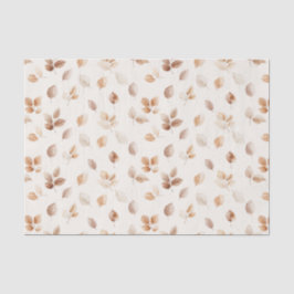 Creme Gold Herbstlaub Seidenpapier