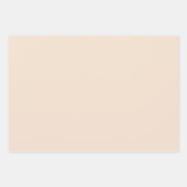 Creme Gold Imitats Glitzer Zebra Geschenkpapier Set (Vorderseite 2)