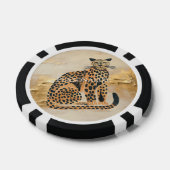 Creme Gold Leopard Pokerchips (Einzeln)