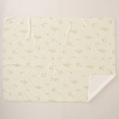 Creme Gold Noten Sherpadecke (Vorderseite (Horizontal))