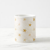 Creme Goldsterne Kaffeetasse (Mittel)