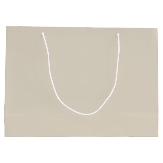 Creme Große Geschenktüte (Rückseite)