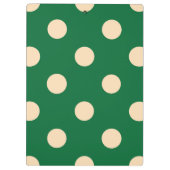 Creme grün klemmbrett (Rückseite)