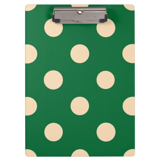 Creme grün klemmbrett (Vorderseite)