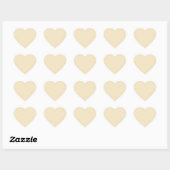 Creme Heart Sticker (Blatt)