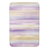 Creme Iris Streifen Badematte (Vorderseite Vertikal)