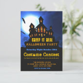 Creme It Real Halloween Kostüm Party kleiner Einladung (Stehend Vorderseite)