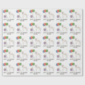 Creme Italian Greyhound Niedlich Dog - Happy Birth Geschenkpapier (Flach)