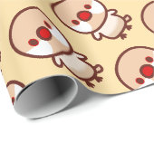 Creme-Java-Sperre Geschenkpapier (Rolleneckpunkt)