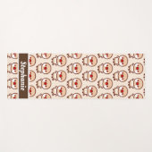 Creme-Java-Sperre Yogamatte (Vorderseite (Horizontal))