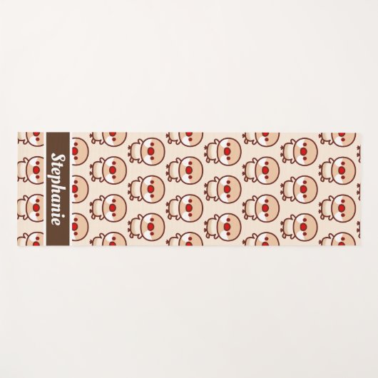 Creme-Java-Sperre Yogamatte (Vorderseite (Horizontal))