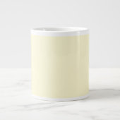 Creme Jumbo-Tasse (Vorderseite)