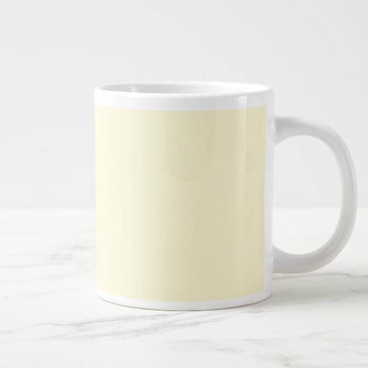 Creme Jumbo-Tasse (Rechts)