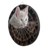 Creme Kitten mit schönen blauen Augen Dartscheibe (Vorderseite rechts)