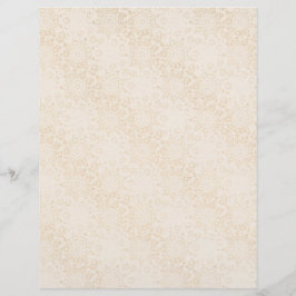 Creme Lace Scrapbook Paper