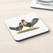 Creme, Legbar Hühner Untersetzer (Linke Seite)