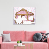 Creme Leinwanddruck (Insitu (Wohnzimmer))