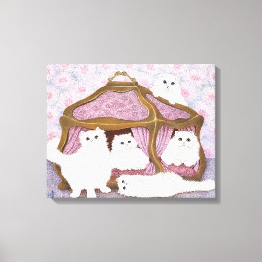 Creme Leinwanddruck (Vorderseite)