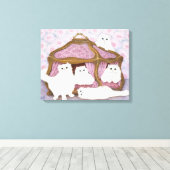 Creme Leinwanddruck (Insitu (Holzboden))