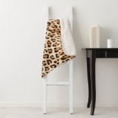 Creme Leopard Animal Print Sherpadecke (Beispiel)