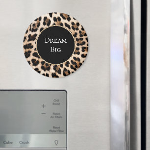 Creme Leopard Magnet