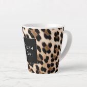 Creme Leopard Milchtasse (Rechte Ecke)