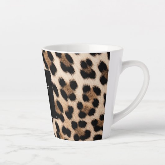 Creme Leopard Milchtasse (Rechts)