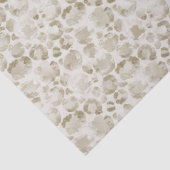 Creme Leopard Print Seidenpapier (Detail)