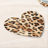 Creme Leopard Print Untersetzer (angewinkelt)