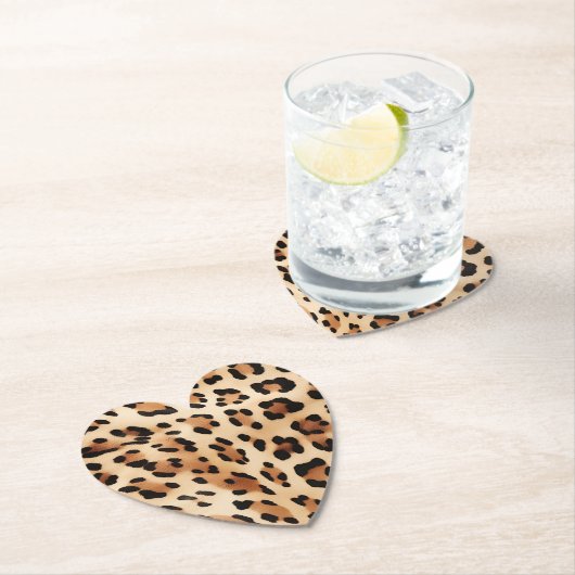 Creme Leopard Print Untersetzer (Vor Ort)