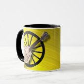 CREME MANDOLIN-MUG TASSE (Vorderseite Links)