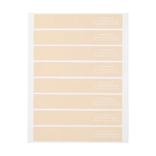 Creme-Matching-Farbe (Bogen)