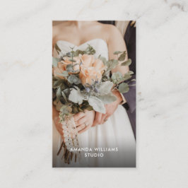 Creme Modern Foto | Fotografie Visitenkarte