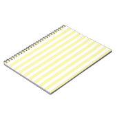Creme Modern Stripes Notizblock (Linke Seite)