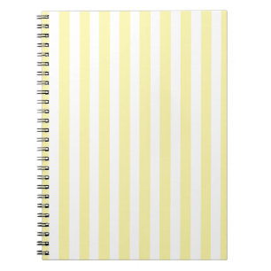 Creme Modern Stripes Notizblock