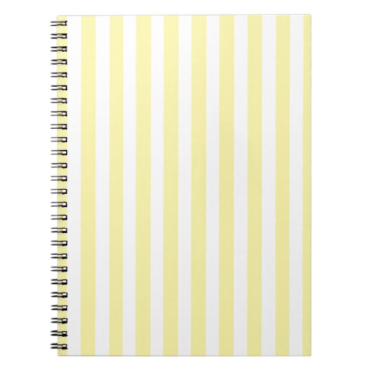 Creme Modern Stripes Notizblock (Vorderseite)