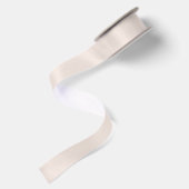Creme monochromatisch satinband (Rückseite)
