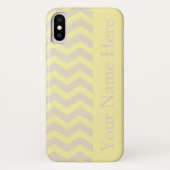 Creme-Neutral-Chevrons Case-Mate iPhone Hülle (Rückseite)