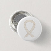 Creme oder Elfenbein-Buttone Button (Vorne & Hinten)
