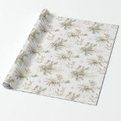 Creme-Osterhasen-Weihnachtshasen Geschenkpapier (Ungerollt)