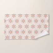 Creme, Peach und Sage Green boho Blumenmuster Badhandtuch Set (Handtuch)