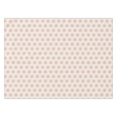 Creme, Peach und Sage Green boho Blumenmuster Tischdecke (Vorderseite (Horizontal))
