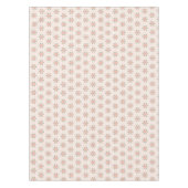Creme, Peach und Sage Green boho Blumenmuster Tischdecke (Vorderseite)